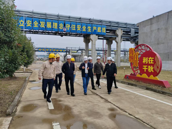 人生就是博独立董事及证券公司领导一行到贵溪公司调研指导工作